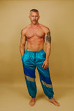 VIKTOR & ROLF STRIPED TRACK PANTS - PETROL