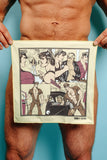 Tom of Finland x FatCloth pocket Square: Lacey