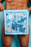 Tom of Finland x FatCloth pocket Square: Pekka