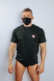 Pink Triangle T-Shirt (Available in Black or White)