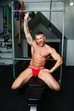 CELLBLOCK 13 TIGHT END SWIMMER JOCKSTRAP - RED