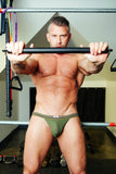 CELLBLOCK 13 TIGHT END SWIMMER JOCKSTRAP - ARMY