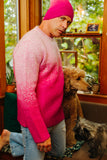 ERL FW22 PINK GRADIENT SWEATER