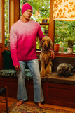 ERL FW22 PINK GRADIENT SWEATER
