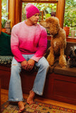 ERL FW22 PINK GRADIENT SWEATER