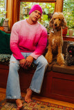 ERL FW22 PINK GRADIENT SWEATER