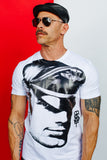 TOM OF FINLAND x WE ARE SPASTOR BIKER HEAD TEE - WHITE