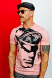 TOM OF FINLAND x WE ARE SPASTOR BIKER HEAD TEE - PINK