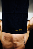 Embroidered Cum Rag Black