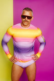 LAZOSCHMIDL LONGSLEEVE RAINBOW SHIRT FW22