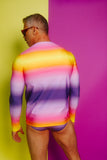 LAZOSCHMIDL LONGSLEEVE RAINBOW SHIRT FW22