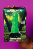 Creature Cocks Radioactive Reptile Silicone Dildo 7.5in - Green