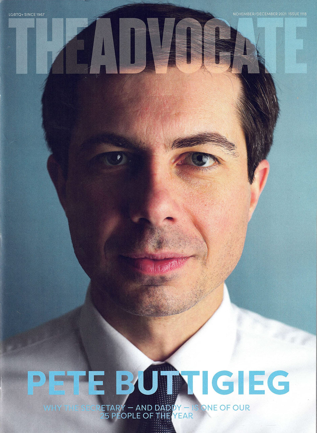 The Advocate Magazine November / December 2021: Pete Buttigieg - Issue 1118