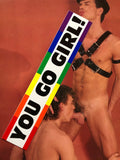 YOU GO GIRL VINTAGE BUMBER STICKER