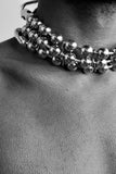 OVERSIZED BALL CHAIN TRIPLE CHOKER BY CHRISHABANA