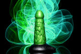 Creature Cocks Radioactive Reptile Silicone Dildo 7.5in - Green