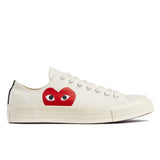 Comme Des Garçons Play Converse Single Heart Chuck Taylor All Star '70 Low Top (Beige)