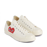 Comme Des Garçons Play Converse Single Heart Chuck Taylor All Star '70 Low Top (Beige)