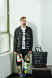 JW ANDERSON x OSCAR WILDE QUOTE PRINT RELAXED FIT OVERSHIRT