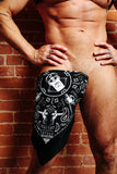 Tom of Finland Bandana by Peachy Kings Black