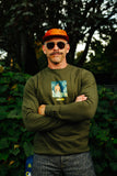 Tom of Finland x Happy Hour Skateboards Sweatshirt: Camping