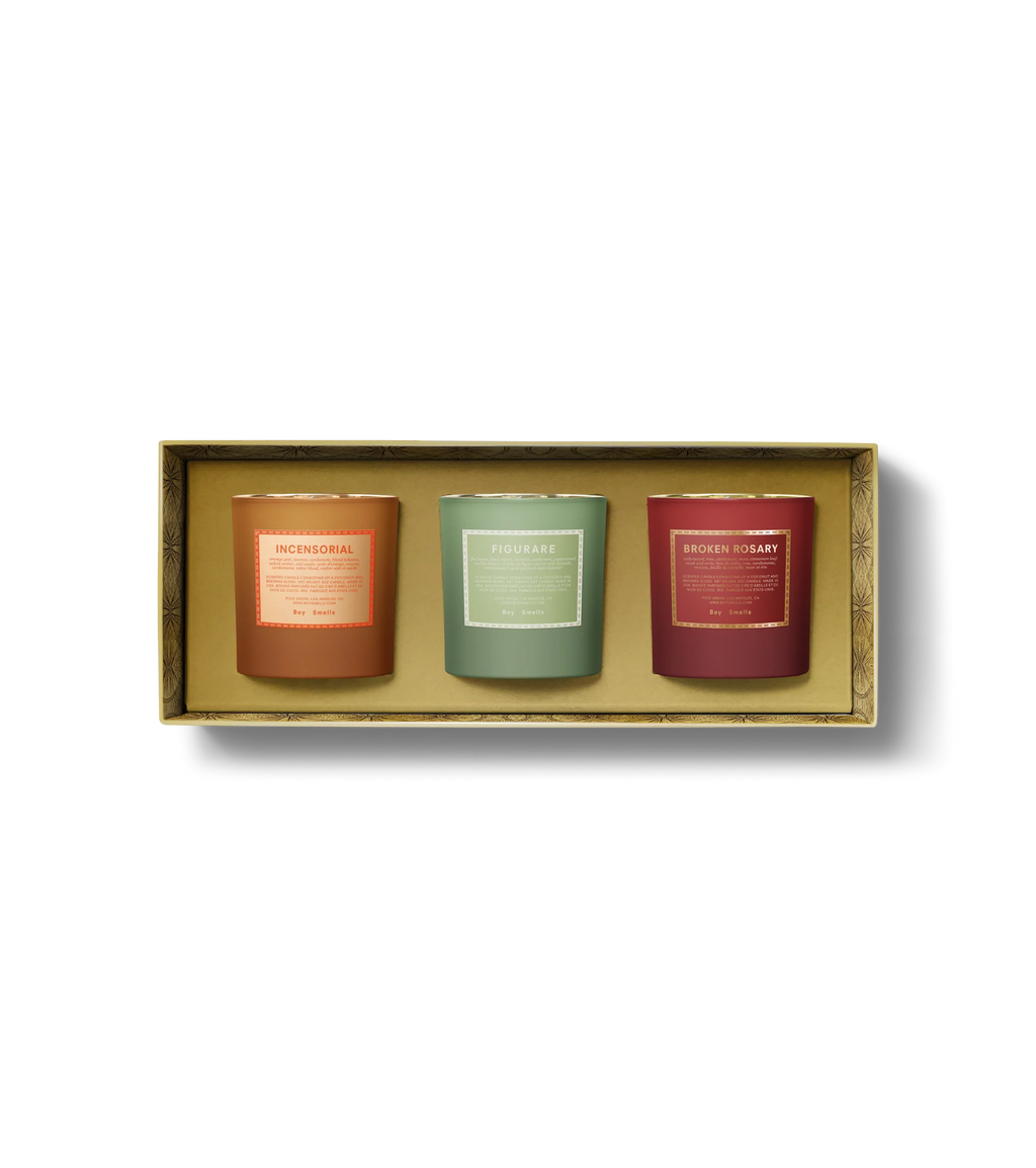 HOLIDAY VOTIVE SET by Boy Smells