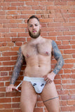 JUST DO IT SOCKS WHITE JOCKSTRAP 2.0 BY SNEAKERMASK