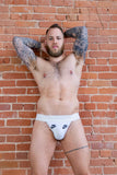 JUST DO IT SOCKS WHITE JOCKSTRAP 2.0 BY SNEAKERMASK