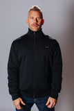 COMME des GARÇONS FULL ZIP SWEATSHIRT BLACK