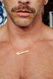 Bruce LaBruce Cocksucker Necklace by Jonathan Johnson in Gold or Silver