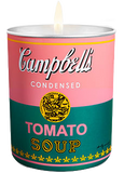 Andy Warhol Pink/Green Campbell Candle