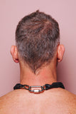 BIKER CHAIN COLLAR BLACK + PALLADIUM BY SIRAINER