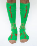 WALTER VAN BEIRENDONCK ROYAL ICARUS FERN GREEN Socks SS23