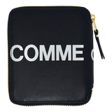 Comme des Garçons Huge Logo Full Zip Small Wallet (Black)