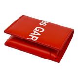 Comme des Garçons Huge Logo Folded Small Wallet (Red)