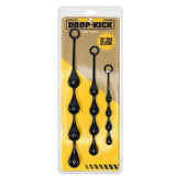 Boneyard Drop-Kick Silicone Ass Trainer (3 per set) - Black