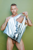 TOM OF FINLAND USE A RUBBER METALLIC BAG BY LOQI