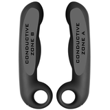 Silicone Noir Ovid Electro P-Spot Dildo by Electrastim