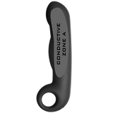 Silicone Noir Ovid Electro P-Spot Dildo by Electrastim