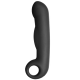 Silicone Noir Ovid Electro P-Spot Dildo by Electrastim