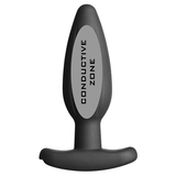 ElectraStim Silicone Noir Rocker Butt Plug - Medium