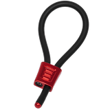 ELECTRASTIM Prestige ElectraLoops Adjustable Cock Rings - RED