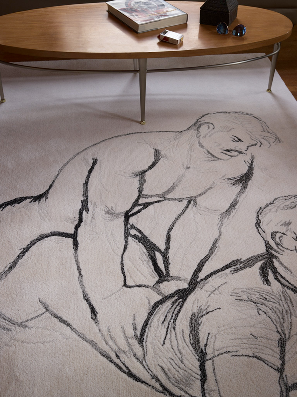 Henzel Studio Heritage: Tom of Finland, Untitled, 1977, Handtufted Rug