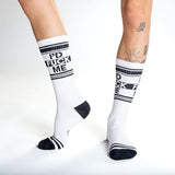 I'D FUCK ME SOCKS WHITE