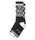 I Don't Wear Underwear SOCKS