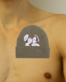 Green Kissing Beanie by LINDER