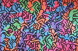 Keith Haring UNTITLED, 1985 (FIGURES) Print