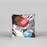 Mickalene Thomas Clarivel Centered Pillow for Henzel Studio