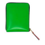 COMME DES GARÇONS SUPER FLUO GREEN MEDIUM ZIP WALLET