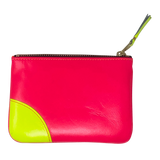 COMME DES GARÇONS SUPER FLUO ORANGE / PINK ZIP POUCH